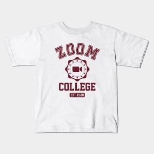 ZOOM COLLEGE - EST 2020 Kids T-Shirt